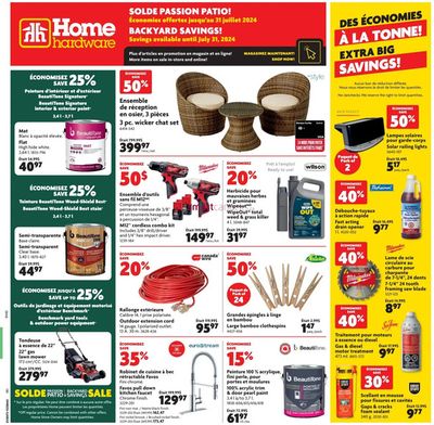 Home Hardware catalogue in Castlegar | Top deals for all customers | 2024-07-25 - 2024-07-31