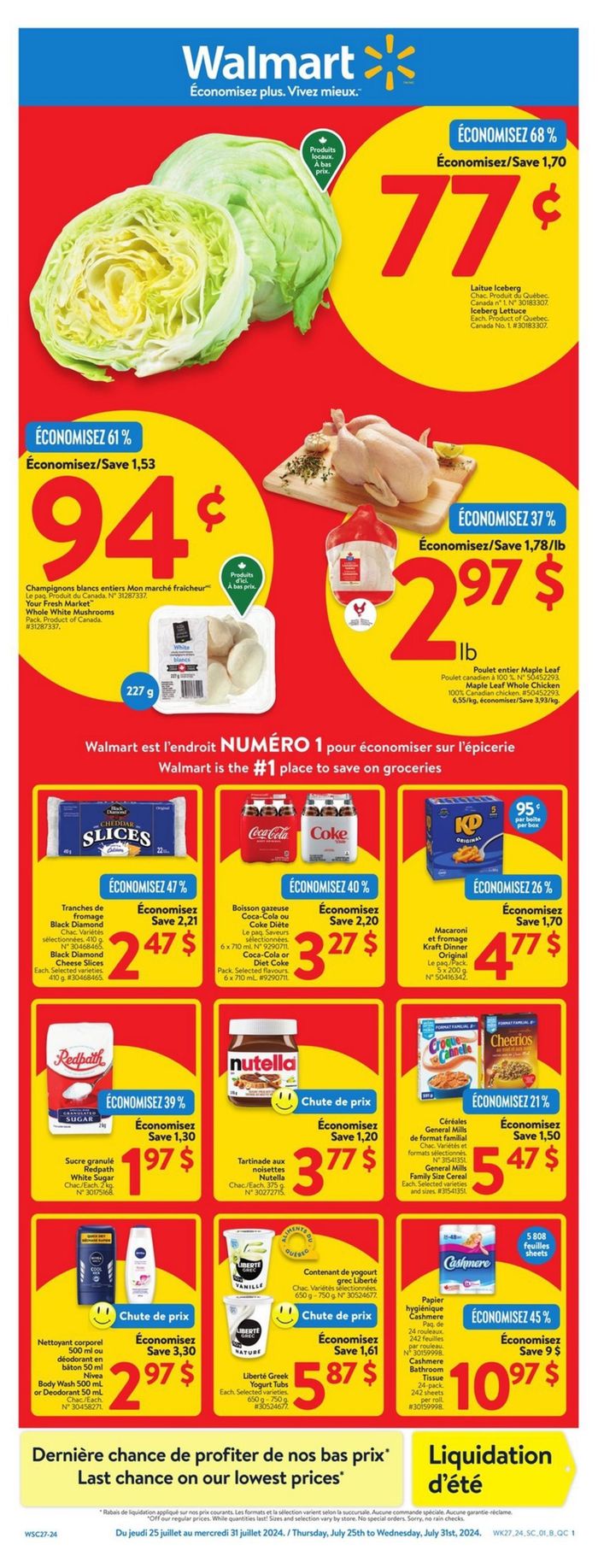 Walmart catalogue in Ottawa | Current bargains and offers | 2024-07-24 - 2024-08-07