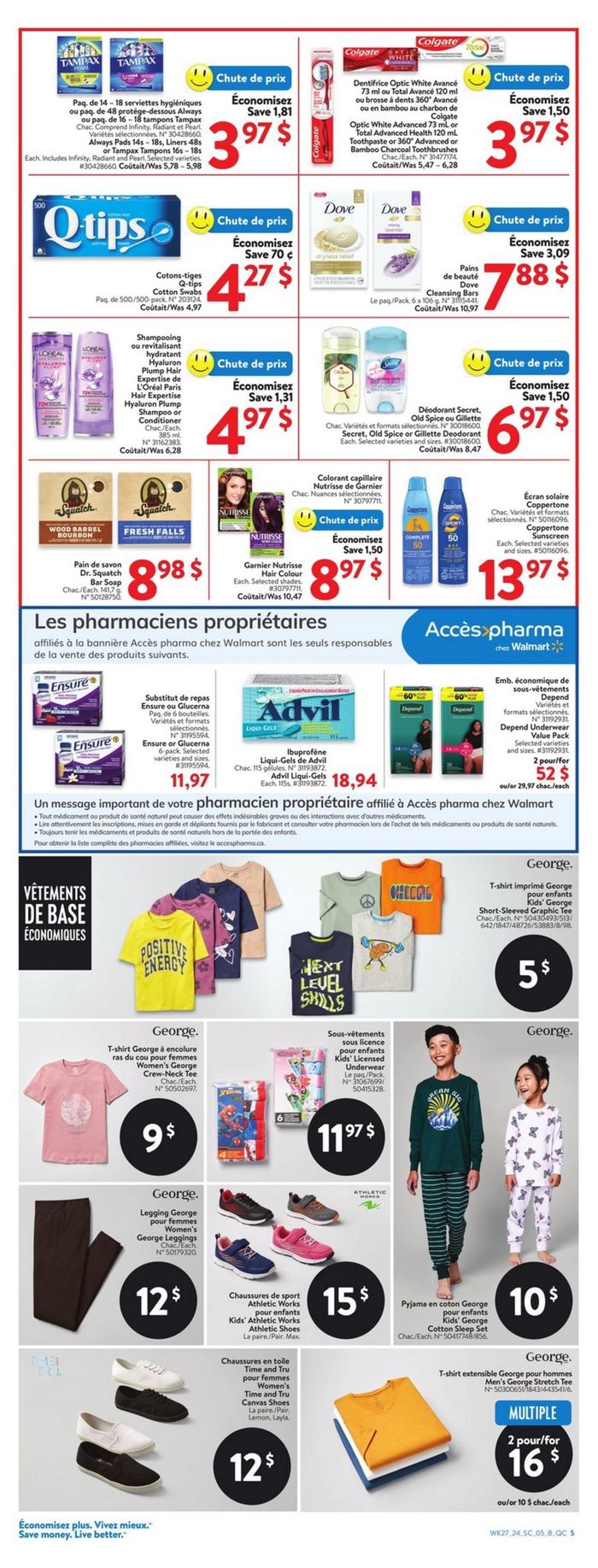 Walmart catalogue in Gatineau | Current bargains and offers | 2024-07-24 - 2024-08-07