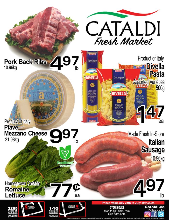 Cataldi catalogue in Toronto | Top offers for all bargain hunters | 2024-07-24 - 2024-08-07
