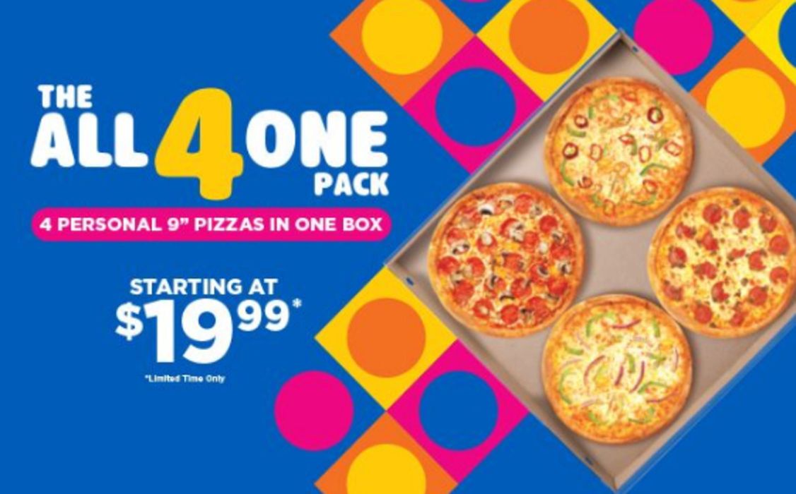 Pizza 73 catalogue | THE ALL 4 ONE PACK FROM $19.99 | 2024-07-24 - 2024-08-07