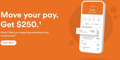 Banks offers in Vancouver | Move your pay Get $250 in Tangerine Bank | 2024-07-24 - 2024-08-07