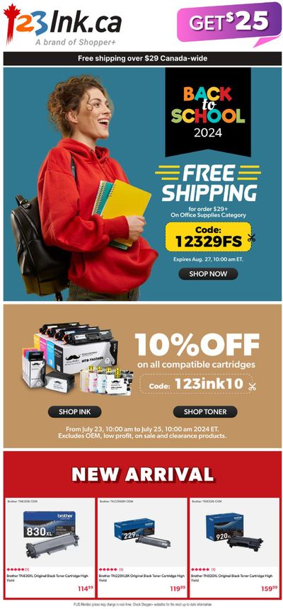 Home & Furniture offers in Nelson | Back To School Deals in 123Ink | 2024-07-24 - 2024-07-30