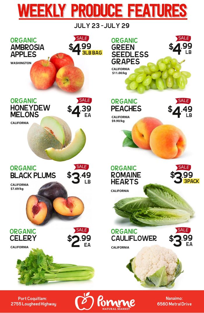 Pomme Natural Market catalogue | Weekly Produce Features | 2024-07-24 - 2024-07-29