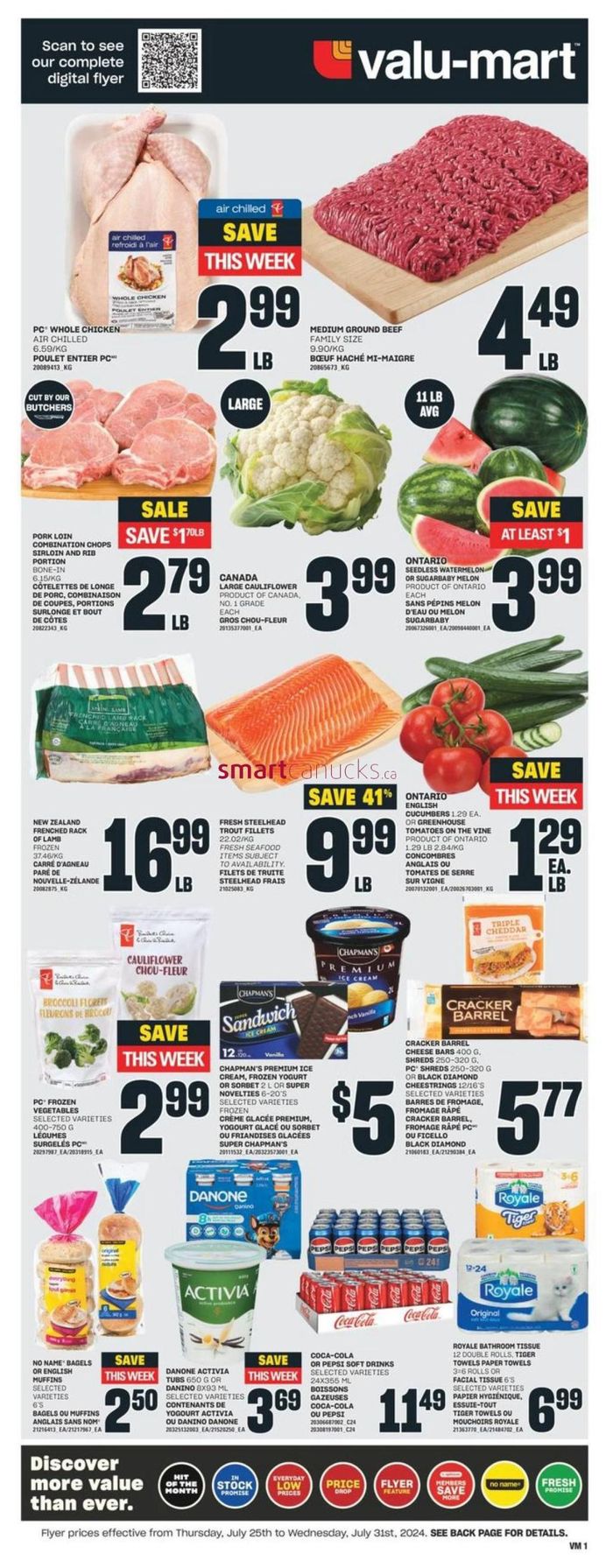 Valu-mart catalogue in St. Catharines | Valu-mart weeky flyer | 2024-07-25 - 2024-07-31