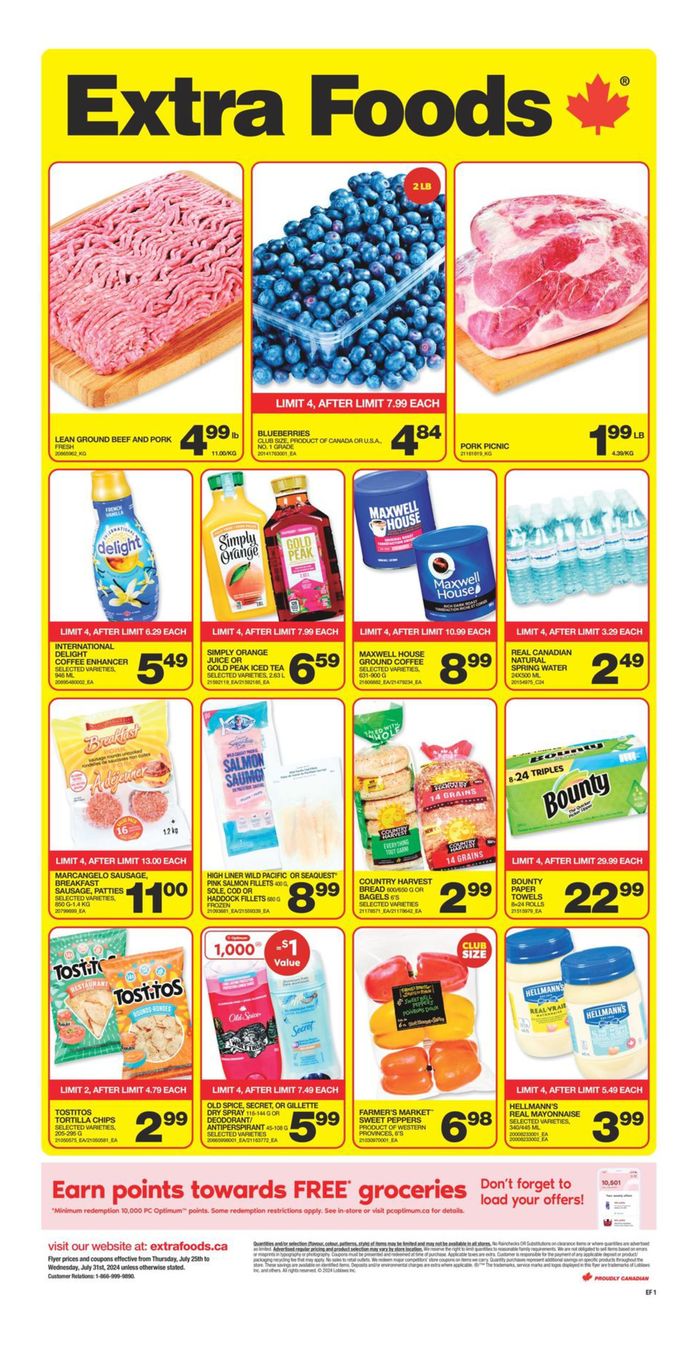 Extra Foods catalogue in Saskatoon | Current bargains and offers | 2024-07-25 - 2024-07-31