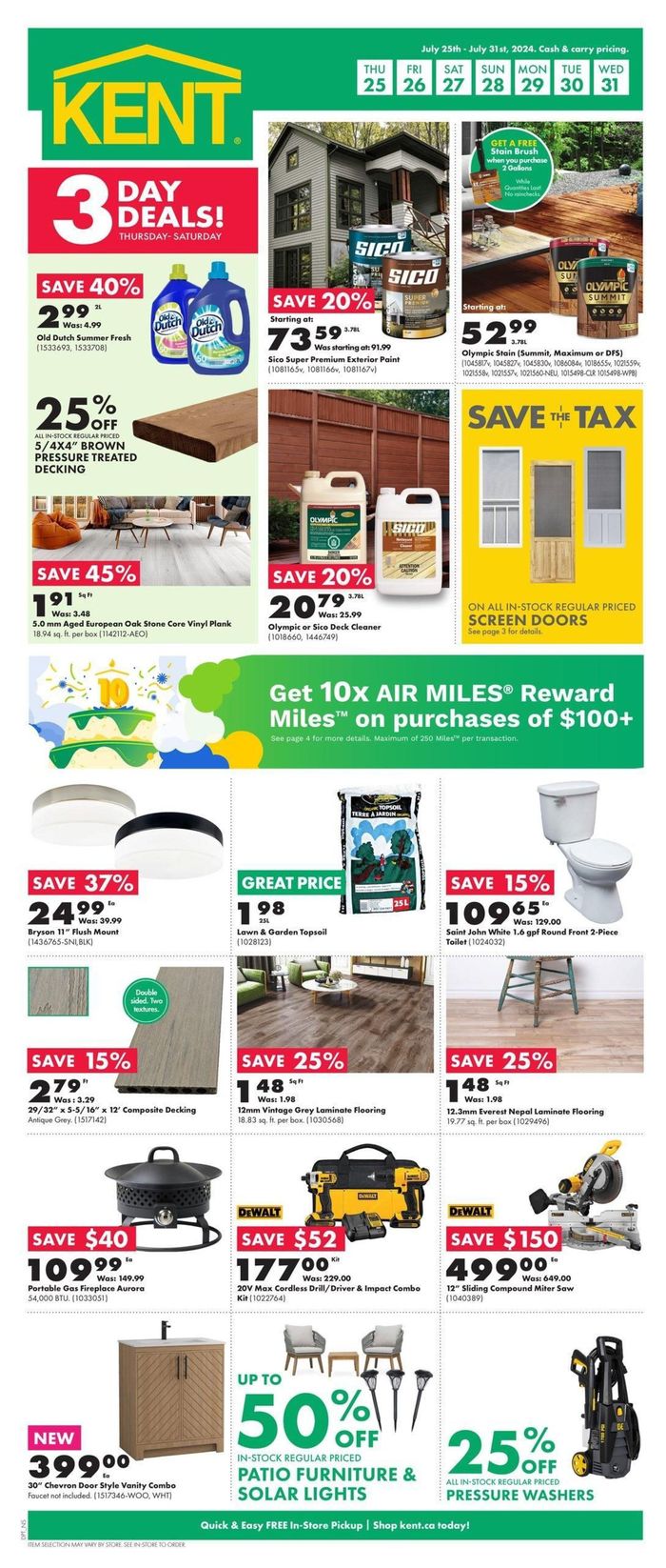Kent catalogue in Fredericton | Kent Weekly ad | 2024-07-25 - 2024-07-31