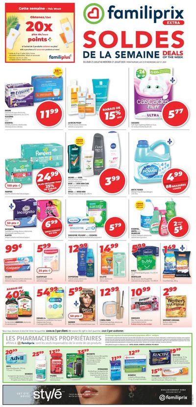 Pharmacy & Beauty offers in Montreal | Current bargains and offers in Familiprix | 2024-07-25 - 2024-07-31
