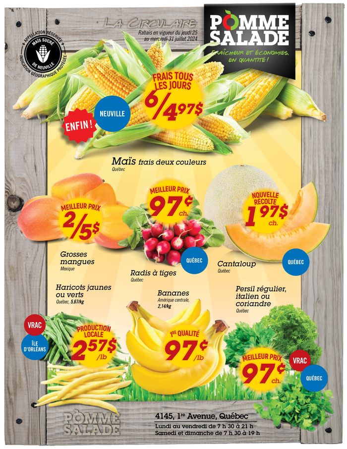 Pomme Salade catalogue | Save now with our deals | 2024-07-25 - 2024-07-31