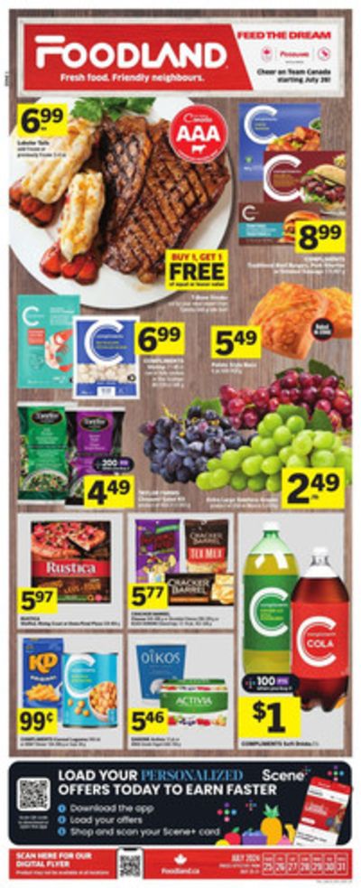 Foodland catalogue in St. Catharines | Weekly Flyer | 2024-07-25 - 2024-07-31