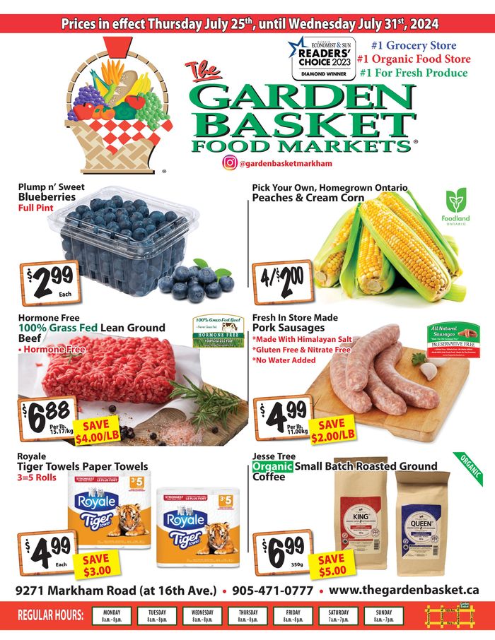 The Garden Basket catalogue in Toronto | The Garden Basket | 2024-07-25 - 2024-08-08