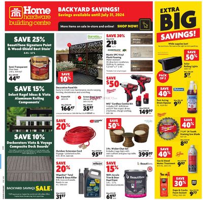Garden & DIY offers in Quebec | Our best offers for you in Home Hardware | 2024-07-25 - 2024-07-31