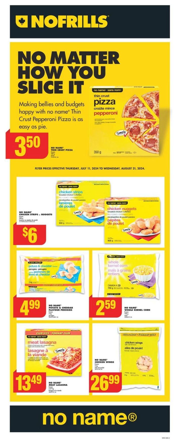 No Frills catalogue | Top offers for smart savers | 2024-07-25 - 2024-07-31
