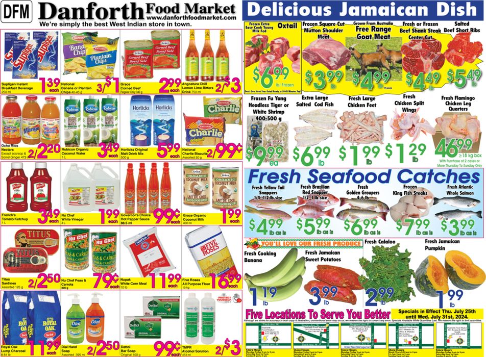 Danforth Food Market catalogue | Danforth Food Market | 2024-07-25 - 2024-08-08