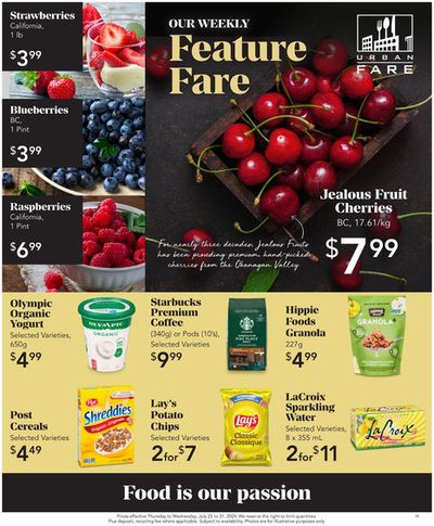 Grocery offers in Vancouver | Weekly Flyer in Urban Fare | 2024-07-25 - 2024-07-31