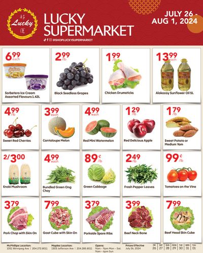 Lucky Supermarket catalogue in Winnipeg | Exclusive deals and bargains | 2024-07-26 - 2024-08-09