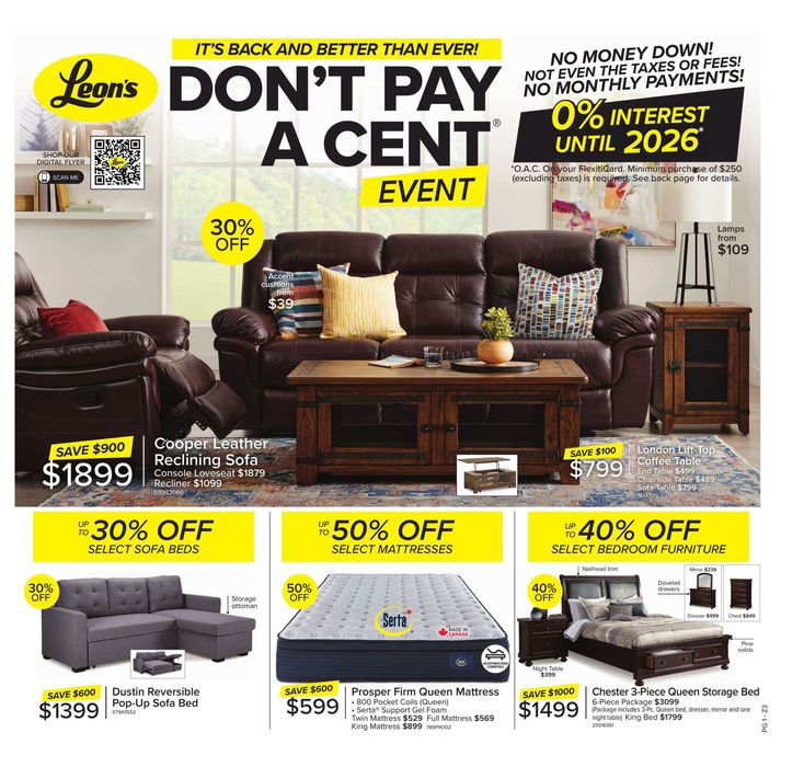 Leon's catalogue in Edmonton | Exclusive bargains | 2024-07-25 - 2024-08-07