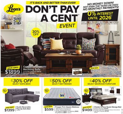 Home & Furniture offers in Quebec | Exclusive bargains in Leon's | 2024-07-25 - 2024-08-07