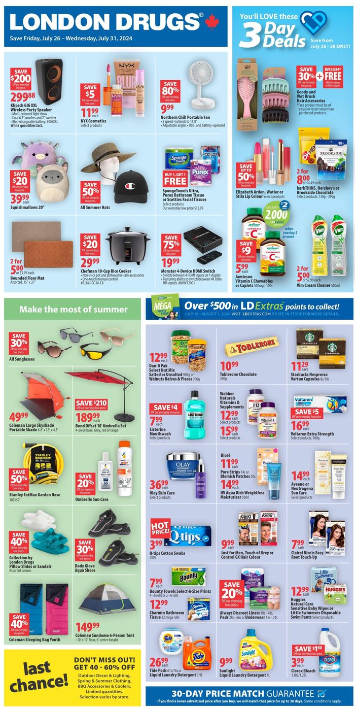 London Drugs catalogue | London Drugs Weekly ad | 2024-07-26 - 2024-07-31