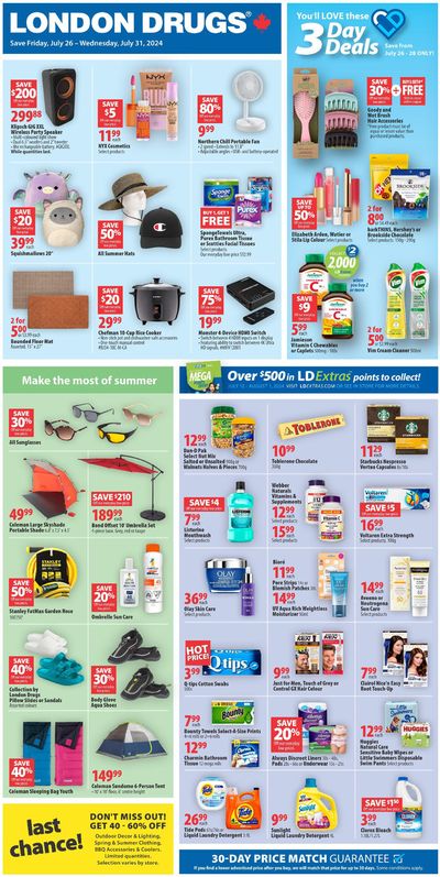 Pharmacy & Beauty offers in Abbotsford | London Drugs Weekly ad in London Drugs | 2024-07-26 - 2024-07-31