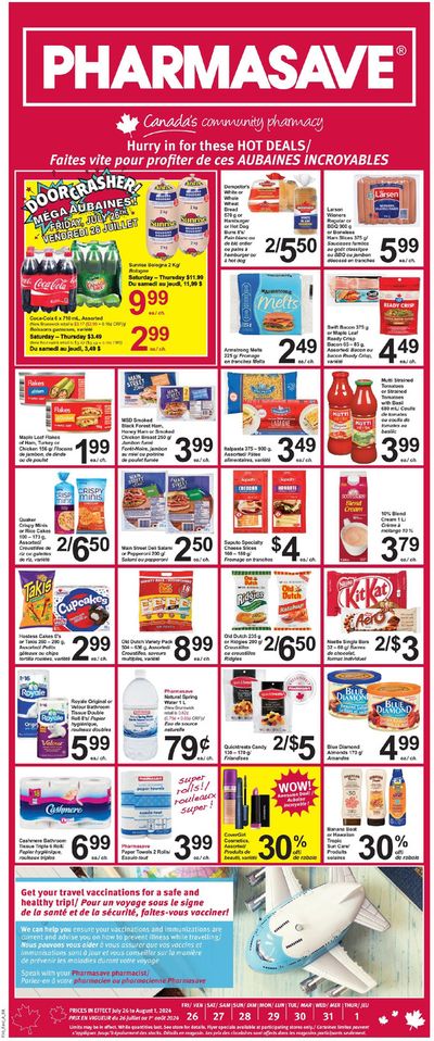 Pharmacy & Beauty offers in Vancouver | Pharmasave weekly flyer in Pharmasave | 2024-07-26 - 2024-08-01
