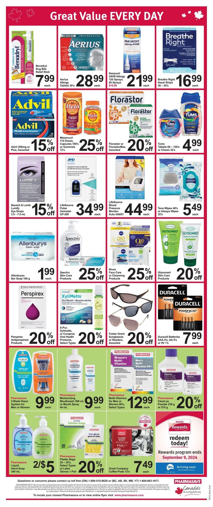 Pharmasave catalogue in Ottawa | Special offers for you | 2024-07-26 - 2024-08-09