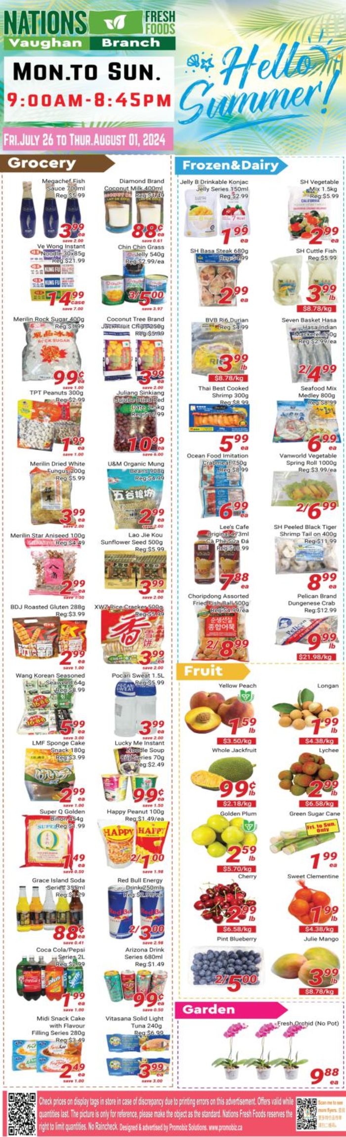 Nations Fresh Foods catalogue | Discounts and promotions | 2024-07-26 - 2024-08-09