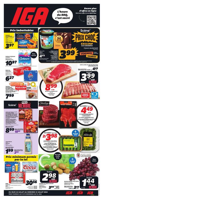 IGA catalogue in Montreal | Quebec | 2024-07-25 - 2024-07-31