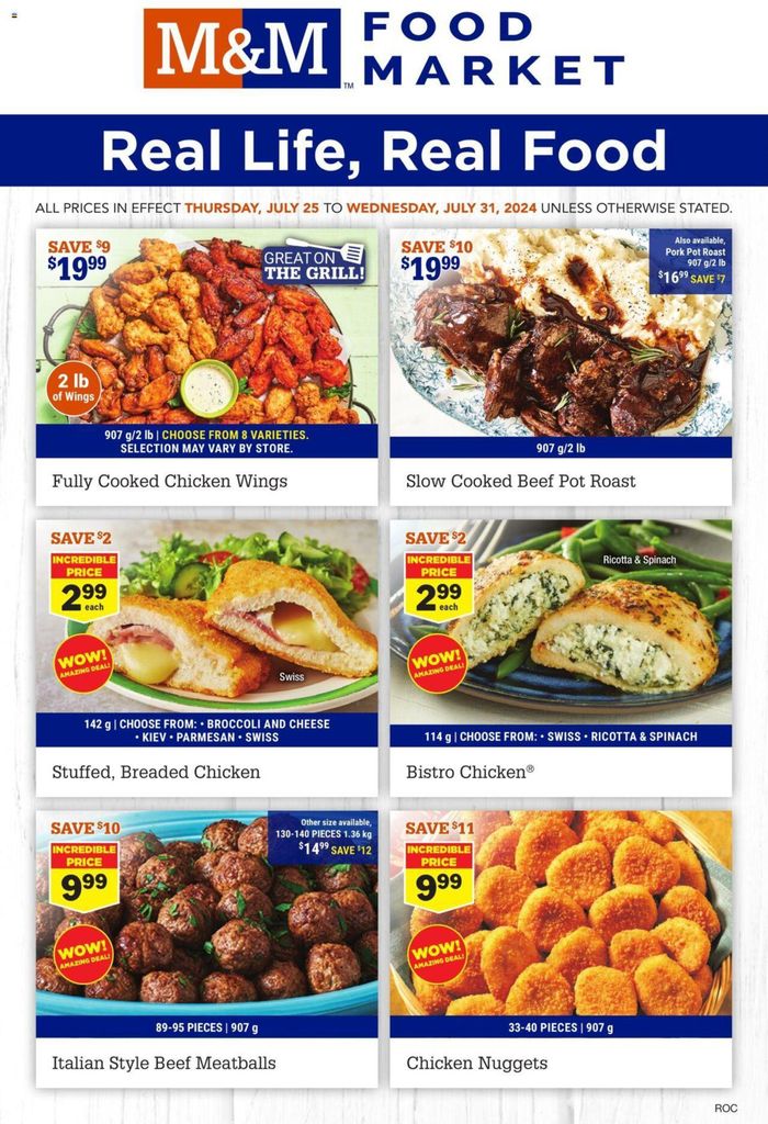 M&M Meat Shops catalogue in Gatineau | M&M Meat Shops weekly flyer | 2024-07-25 - 2024-07-31