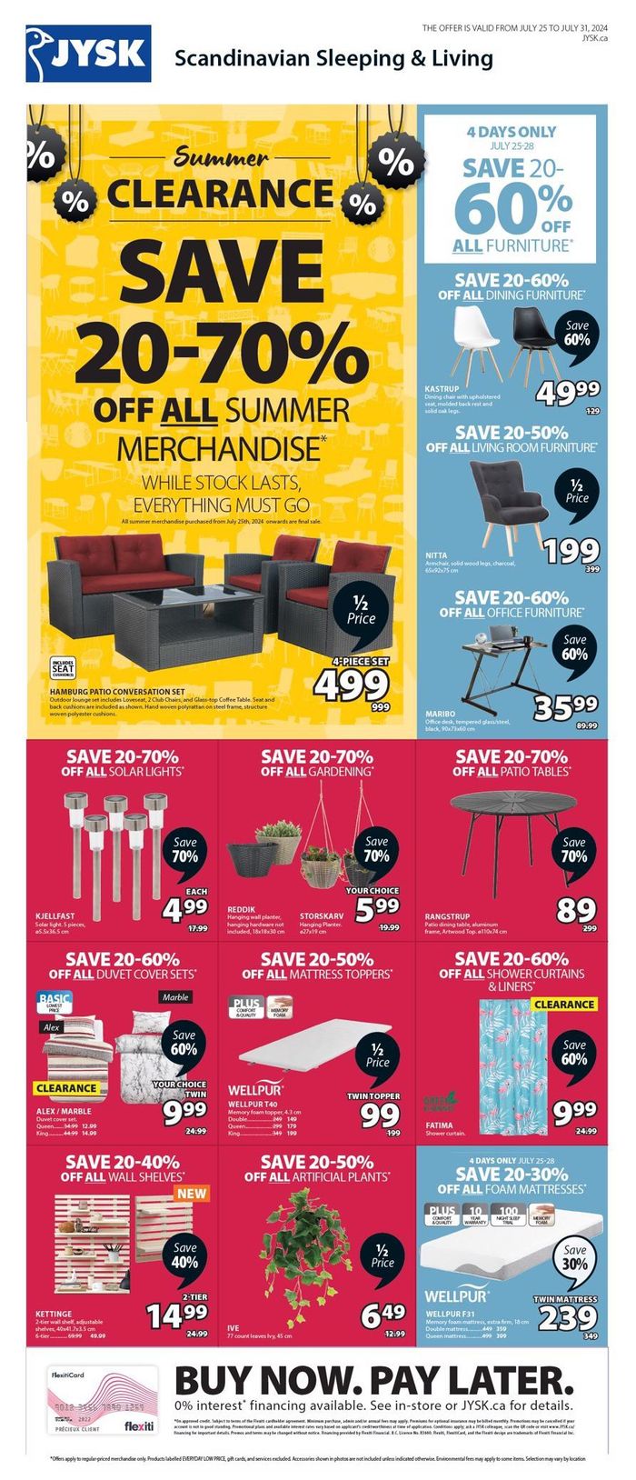 JYSK catalogue in Vancouver | This week's offer Flyer | 2024-07-26 - 2024-08-09