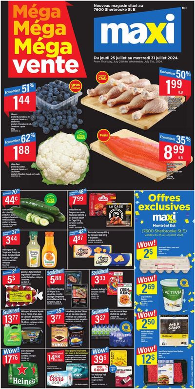 Grocery offers in Gatineau | Weekly Flyer -Hybris in Maxi | 2024-07-25 - 2024-07-31