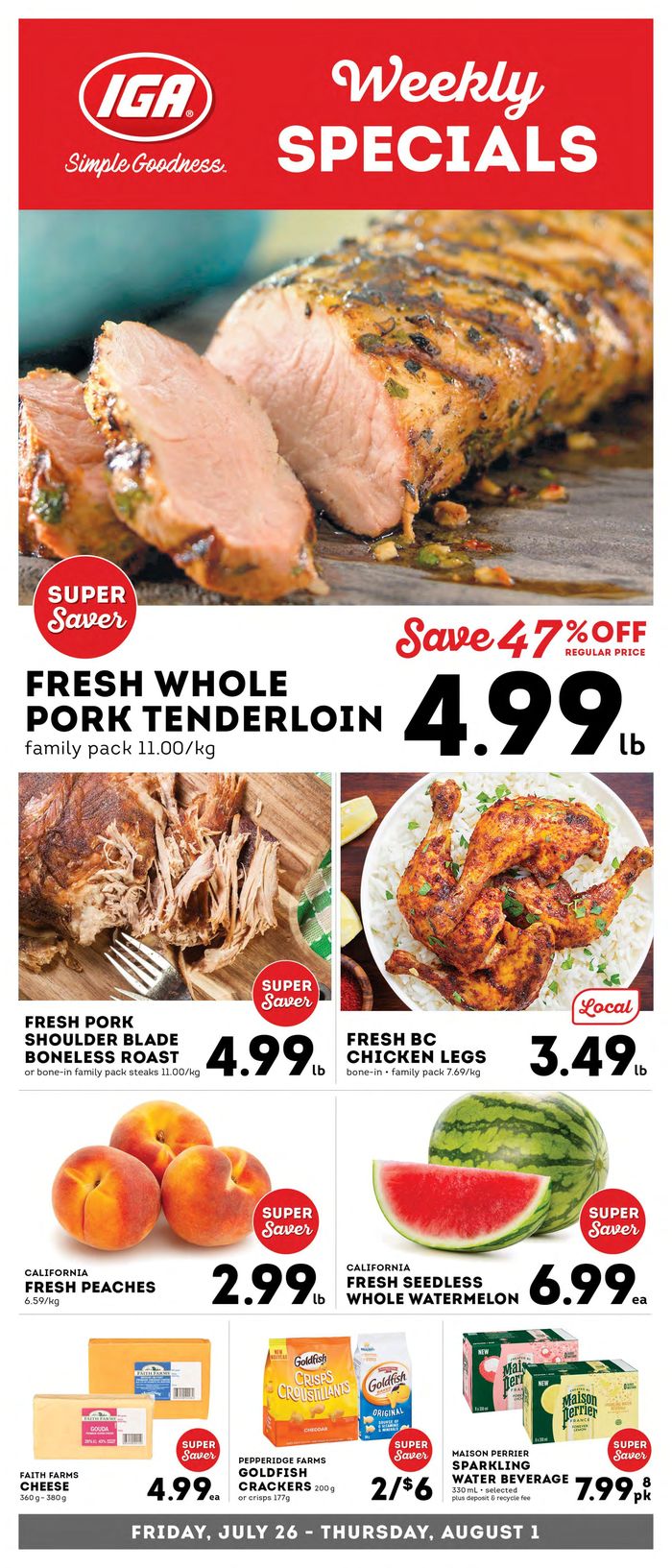Market Place IGA catalogue in Vancouver | Market Place IGA weekly flyer | 2024-07-26 - 2024-08-09