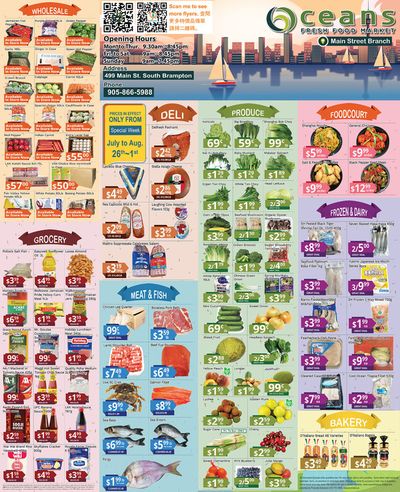 Oceans Fresh Food Market catalogue | Great discounts on selected products | 2024-07-26 - 2024-08-09