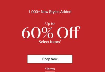 Luxury Brands offers in Vancouver | Up To 60% Off in Harry Rosen | 2024-07-26 - 2024-08-09