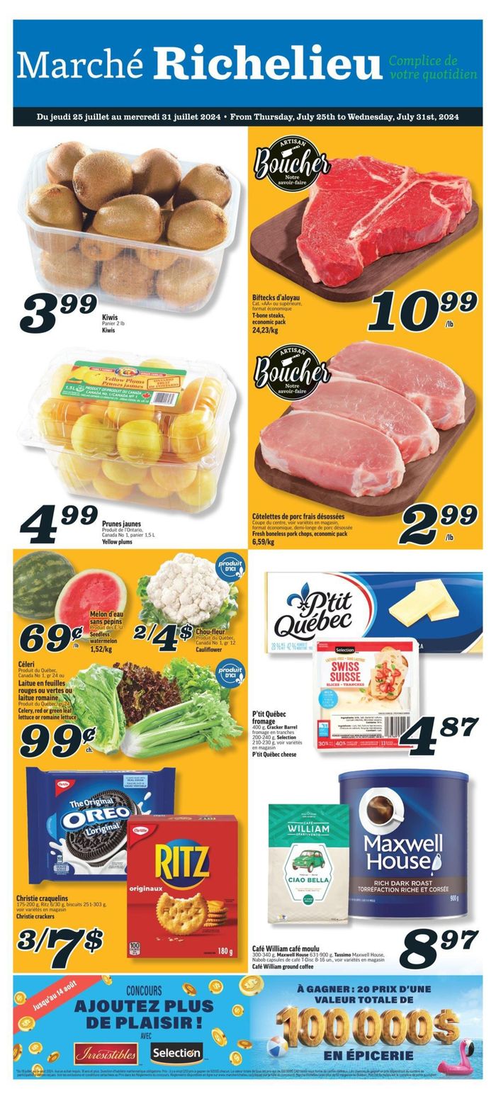 Marché Richelieu catalogue in Gatineau | Current deals and offers | 2024-07-26 - 2024-07-31