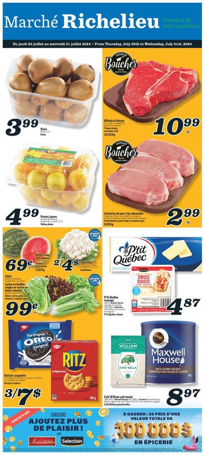Grocery offers in Montreal | Current deals and offers in Marché Richelieu | 2024-07-26 - 2024-07-31