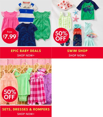 Kids, Toys & Babies offers in Vancouver | Current deals and offers in Carter's OshKosh | 2024-07-26 - 2024-08-09