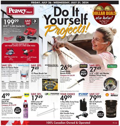 Clothing, Shoes & Accessories offers in Cornwall | Do It Yourself Projects in Peavey Mart | 2024-07-26 - 2024-07-31