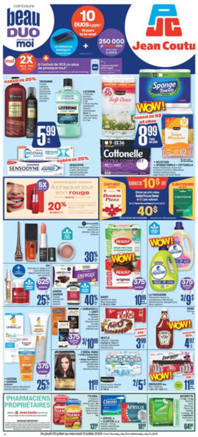 Pharmacy & Beauty offers in Cornwall | Weekly Flyer in Jean Coutu | 2024-07-25 - 2024-07-31