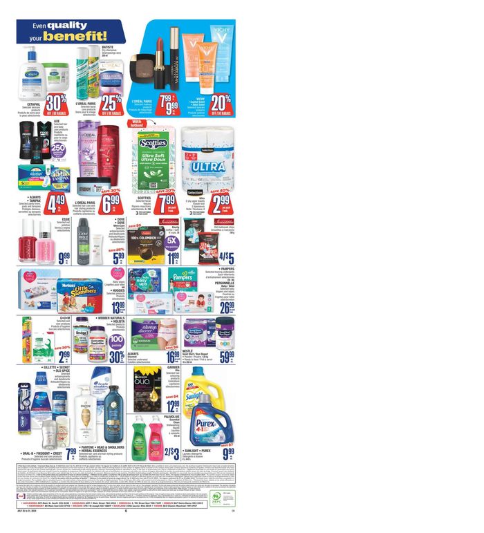 Jean Coutu catalogue in Sherbrooke QC | Top offers for all bargain hunters | 2024-07-25 - 2024-07-31