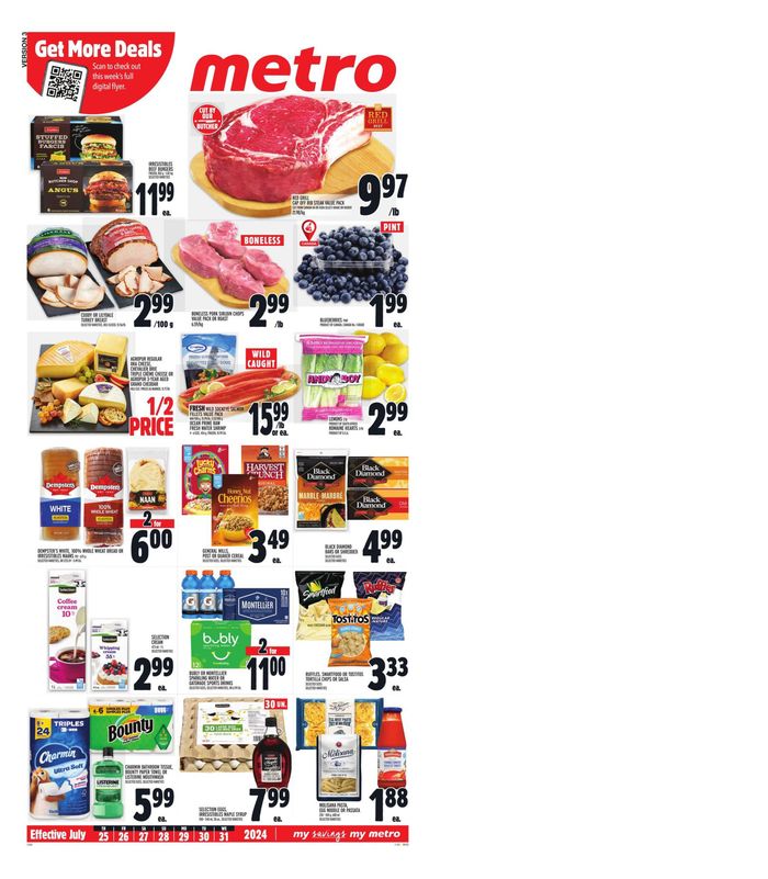 Metro catalogue in Greater Napanee | Current bargains and offers | 2024-07-25 - 2024-07-31
