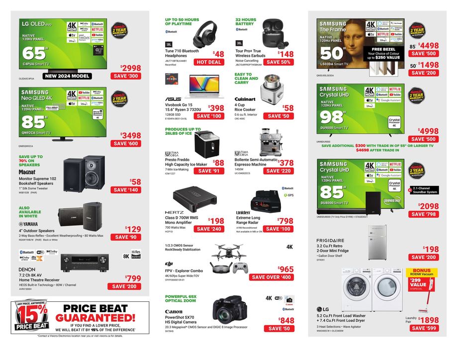 Visions Electronics catalogue in Edmonton | Flyer | 2024-07-26 - 2024-08-01