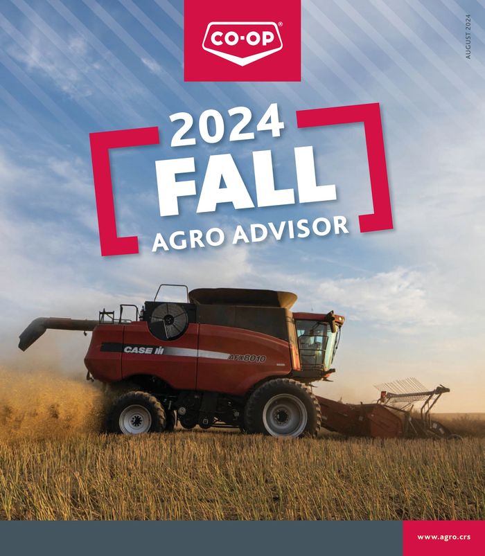 Co-op Agro catalogue in Swan Lake | 2024 Fall Agro Advisor | 2024-08-15 - 2024-11-20