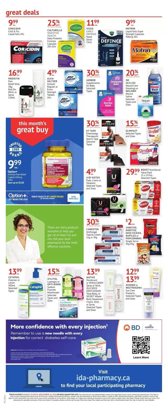 IDA Pharmacy catalogue in Blind River | Current deals and offers | 2024-08-27 - 2024-09-26