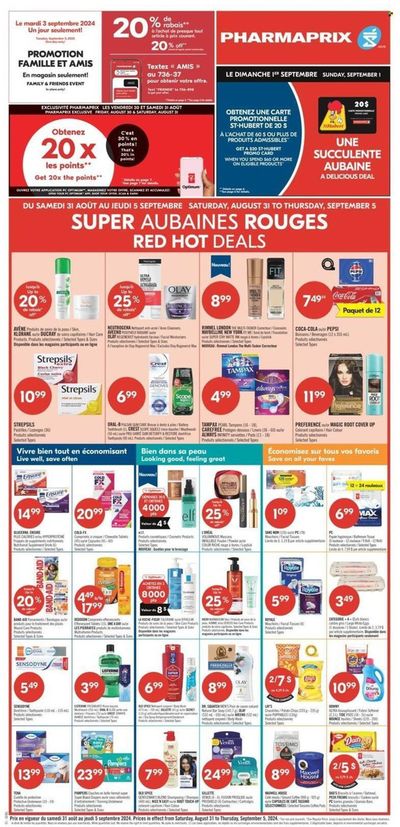 Pharmaprix catalogue in Montreal | Red Hot Deals | 2024-08-30 - 2024-09-13