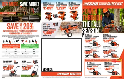 Garden & DIY offers in Gatineau | NATIONAL SALES EVENT in Echo | 2024-09-01 - 2024-11-30