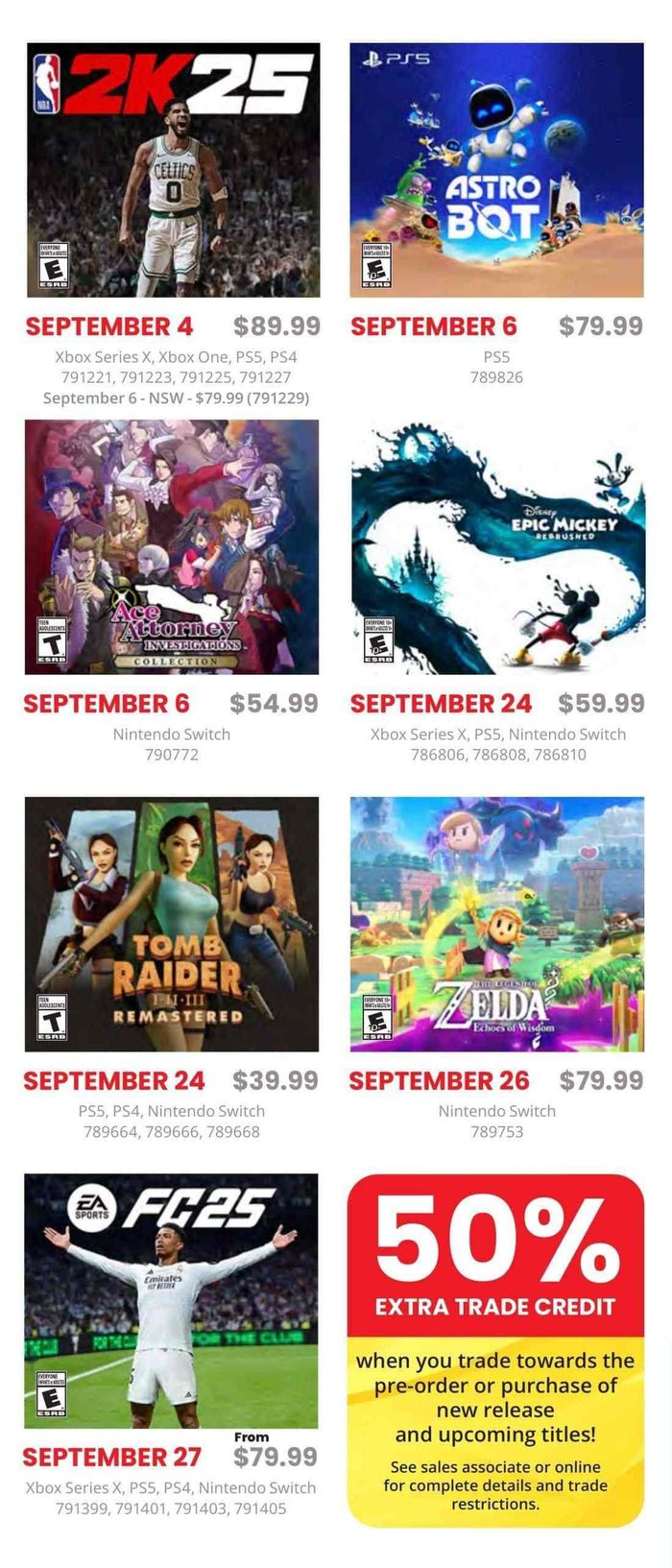 Game Stop catalogue in Edmonton | Game Stop Weekly ad | 2024-09-02 - 2024-10-06