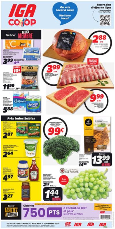 IGA Extra catalogue in Côte Saint-Luc | Attractive special offers for everyone | 2024-09-05 - 2024-09-11