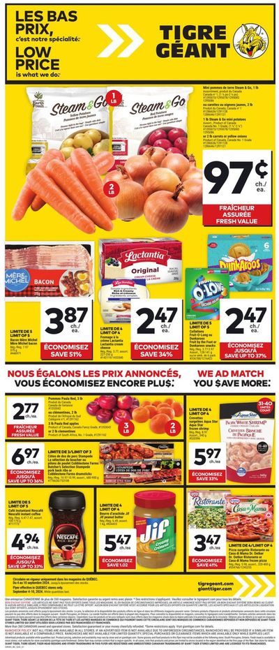 Grocery offers in Papineauville QC | Great discounts on selected products in Giant Tiger | 2024-09-04 - 2024-09-10