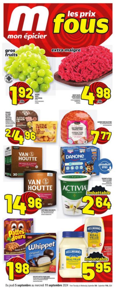 Grocery offers in Papineauville QC | Metro weekly flyer Quebec in Metro | 2024-09-05 - 2024-09-11